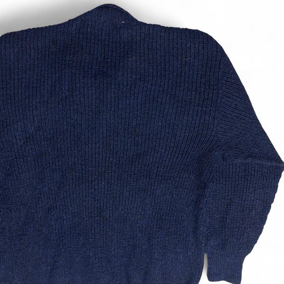 Artesanías Pachamama 100% Alpaca Wool Hand Knit Polo Sweater Jumper Medium - Picture 7 of 7